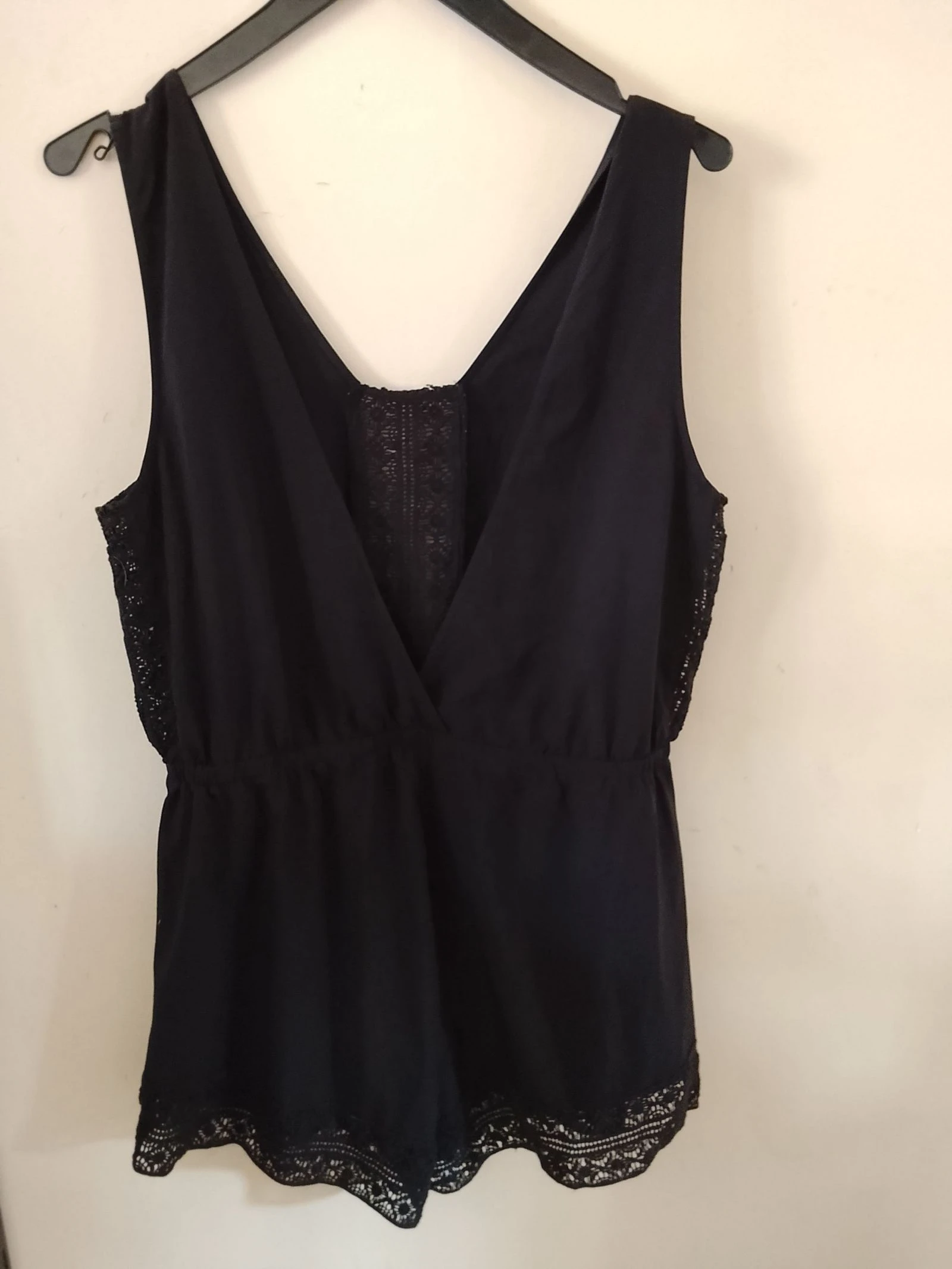 👒UNDIZ TAMANÑO 40 Combinación de short con escote en la espalda y encaje en muy buen estado 👒 – photo 2